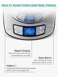 Cachoo 1.7 L Electric Glass Kettle with Temperature Control & Removable Infuser