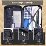 5-Piece ABS+PC Hardshell Luggage Set – Carry-On & Checked Suitcases with Spinner Wheels and TSA Locks for Business & Plane Travel