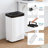 AIRPLUS 19-Pint (DOE) / 70-Pint Max Capacity Dehumidifier – Auto Shut-Off, Auto/Manual Drain Option for Home Humidity Control