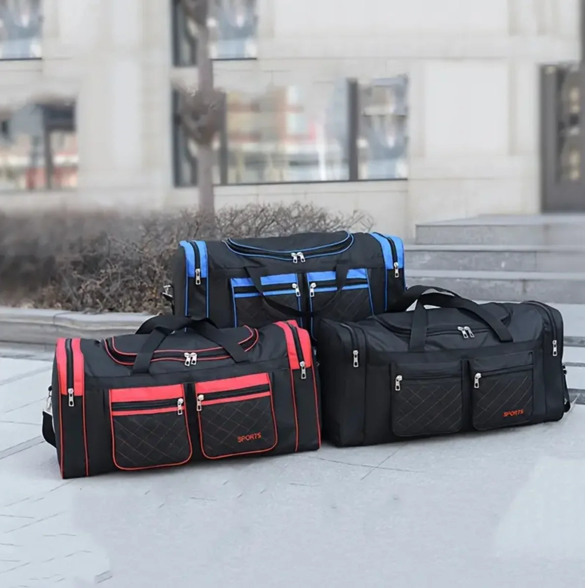 Men’s Large-Capacity Travel Handbag – Multi-Pocket Luggage & Clothing Storage Bag for Daily Commute, Gym & Long Trips