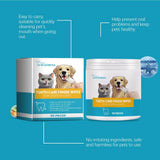 50-Piece Pet Dental Care Finger Wipes – Gentle Oral Care for Dogs & Cats