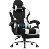 GTPLAYER Ultra-Comfortable Ergonomic Gaming Chair with Footrest, Lumbar Support & Swivel Headrest