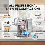 HiBREW 5-in-1 Multiple Capsule Coffee Machine – 20Bar Espresso Maker for Nespresso, Dolce Gusto, ESE Pods & Ground Coffee
