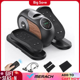 MERACH Under-Desk Elliptical Machine – Home Seated Pedal Exerciser with 12 Adjustable Speeds