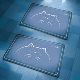 Water-Absorbing & Quick-Dry Anti-Slip Floor Mat – Bathroom Entrance Rug for Pet Food Pad & Kitchen Coffee Area