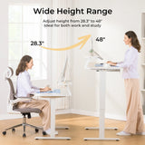 Electric Height-Adjustable Standing Desk with Drawers – Ergonomic Sit‑Stand Workstation for Home & Office
