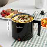**1.5 L Electric Hot Pot Multifunction Cooker – Portable Non-Stick Ramen & Pasta Cooker for Dorm & Compact Living