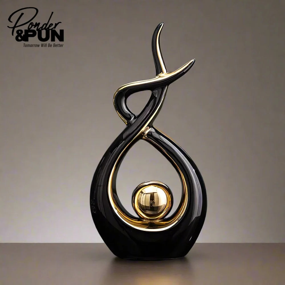 Whispers of Artistry – Modern Ceramic Art Décor for Stylish Home & Living Room Decoration
