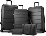 5-Piece ABS+PC Hardshell Luggage Set – Carry-On & Checked Suitcases with Spinner Wheels and TSA Locks for Business & Plane Travel