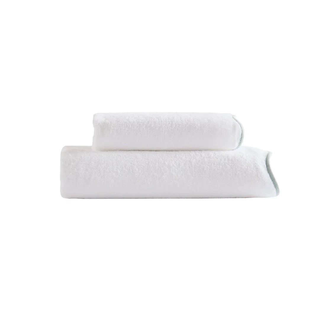 Scalloped Edge Cotton Bath Towels – Soft, Quick-Drying & Absorbent Towel Set