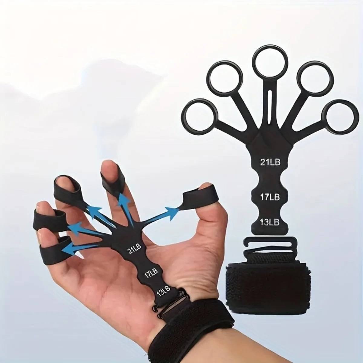 ProGrip Finger & Wrist Strength Trainer – Adjustable Resistance Hand & Finger Band Kit 💪✋