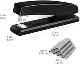 📎 Office Stapler – 25-Sheet Capacity with Non-Slip Base, Includes 1000 Staples for Home, School & Office Use