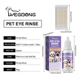 Yegbong Pet Eye Cleaner Drops – 30ml Tear Stain Remover for Dogs & Cats, Nourishing, Moisturizing & Brightening Eye Rinse