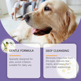 Yegbong Pet Eye Cleaner Drops – 30ml Tear Stain Remover for Dogs & Cats, Nourishing, Moisturizing & Brightening Eye Rinse