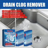 Jakehoe 25 g × 12 Bathroom Sink & Drain Cleaner Powder – High-Power Grease & Hair Clog Remover