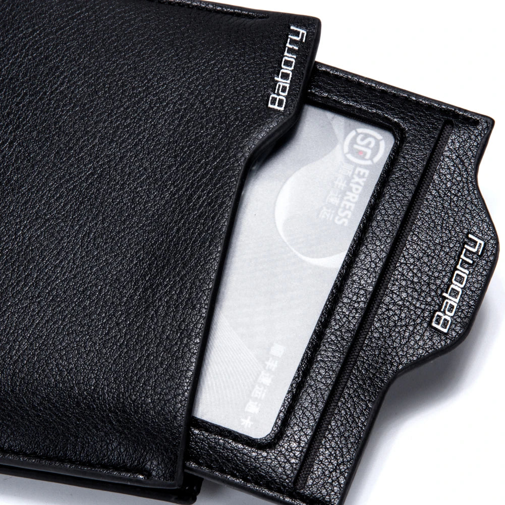 RFID Theft-Protect Coin Bag – Men’s Zipper Wallet & Money Purse with Anti-Theft Design
