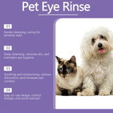 Yegbong Pet Eye Cleaner Drops – 30ml Tear Stain Remover for Dogs & Cats, Nourishing, Moisturizing & Brightening Eye Rinse