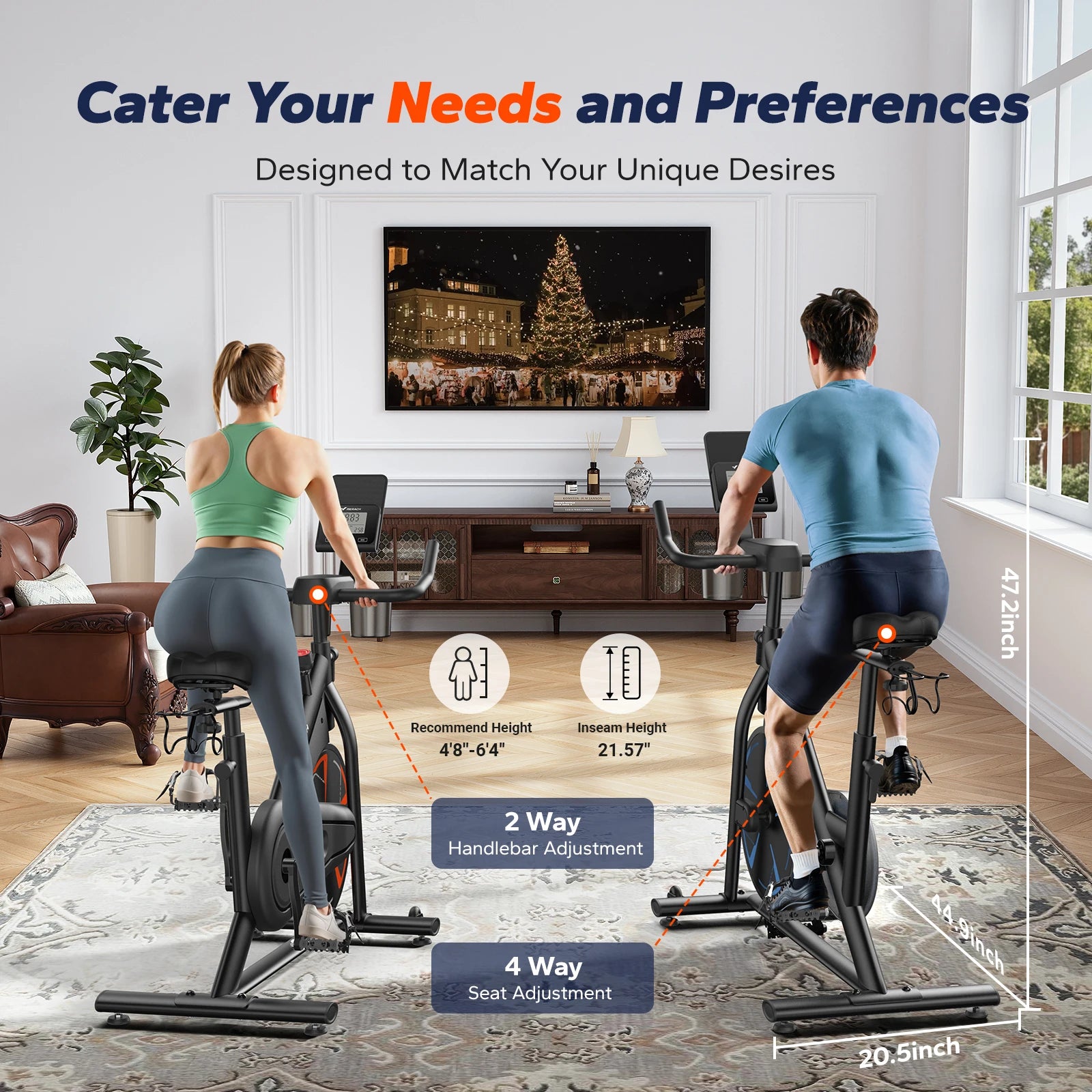 MERACH S36 Magnetic Exercise Bike — Smart Indoor Cycling with App Integration (330 lbs Capacity)