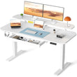 Electric Height-Adjustable Standing Desk with Drawers – Ergonomic Sit‑Stand Workstation for Home & Office