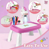 Unicorn Projection Drawing Board – Kids Art & Puzzle Toy with Music & Tracing for Ages 3+