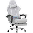 GTPLAYER Ultra-Comfortable Ergonomic Gaming Chair with Footrest, Lumbar Support & Swivel Headrest