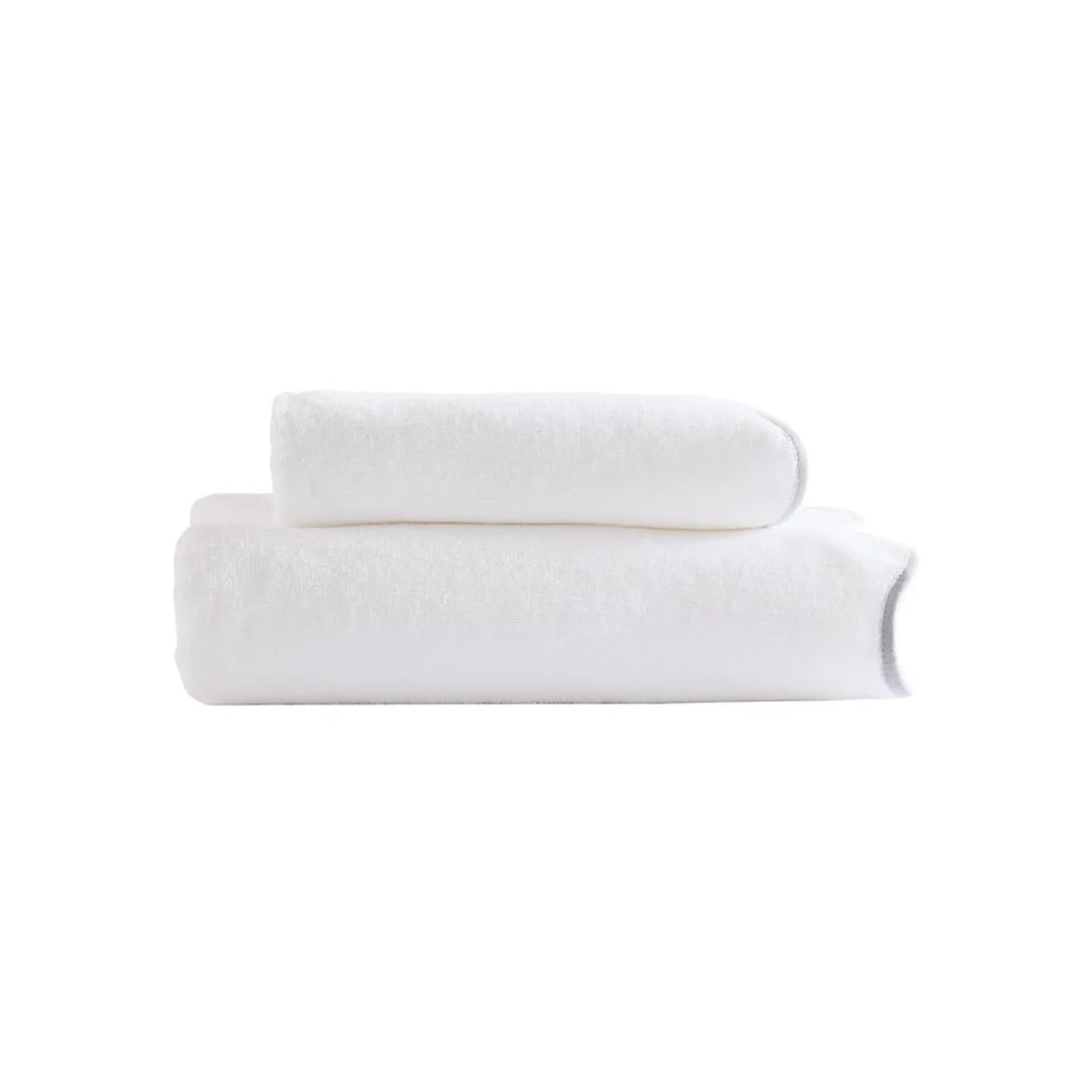 Scalloped Edge Cotton Bath Towels – Soft, Quick-Drying & Absorbent Towel Set