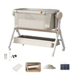 Elele Nova 3‑in‑1 Electric Bassinet & Co‑Sleeper – Portable Rocking Cradle, Bedside Sleeper & Travel Crib for Newborns