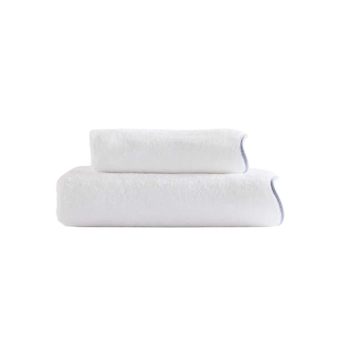 Scalloped Edge Cotton Bath Towels – Soft, Quick-Drying & Absorbent Towel Set