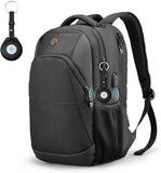 Design Travel Laptop Backpack with RFID Protection & USB Charging – 16″ College & Business Backpack (Black)