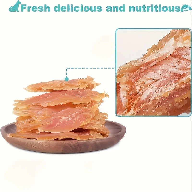 Chicken Dog Treats – Natural, High-Protein & Easily Digestible Snacks for All Breeds (100g / 500g Packs)