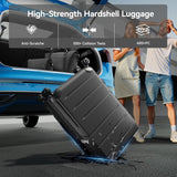 5-Piece ABS+PC Hardshell Luggage Set – Carry-On & Checked Suitcases with Spinner Wheels and TSA Locks for Business & Plane Travel