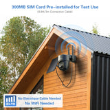 XEGA 4G LTE Solar PTZ Security Camera – 2K 3MP Wireless Surveillance with SIM Support, PIR AI Detection & 3-Color IR Night Vision