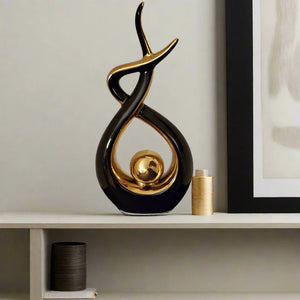 Black with Gold