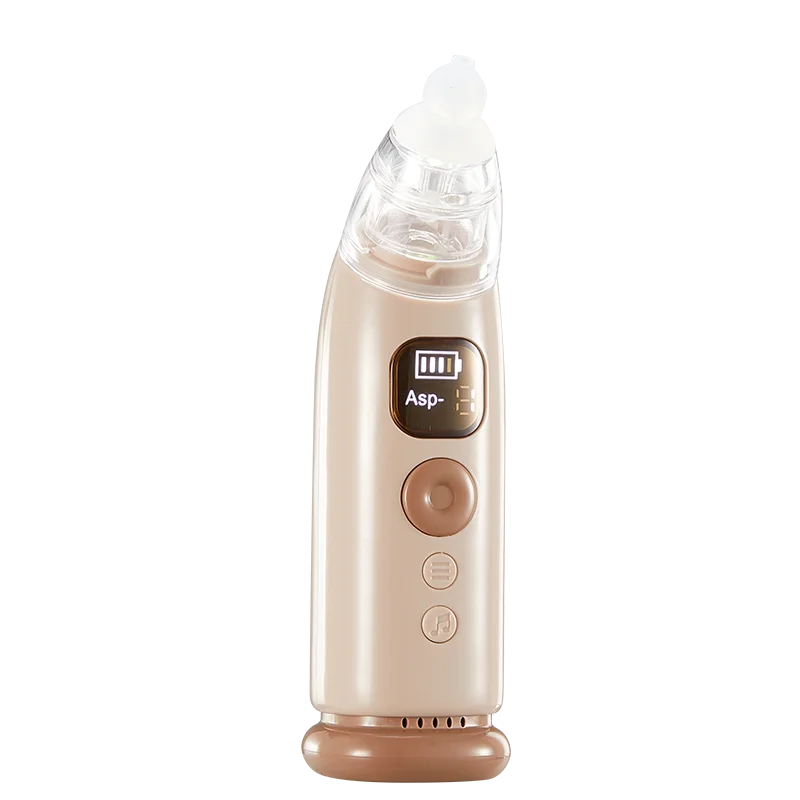 “Electric Baby Nose Vacuum Cleaner – Adjustable Rechargeable Infant Nasal Aspirator with 3 Silicone Nozzles for Newborns & Toddlers”
