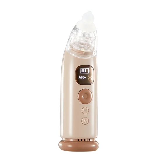 “Electric Baby Nose Vacuum Cleaner – Adjustable Rechargeable Infant Nasal Aspirator with 3 Silicone Nozzles for Newborns & Toddlers”