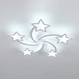 Dimmable LED Ceiling Lamp – 30W Modern Star-Shaped Light with 3 Color Modes (3000K–6500K) for Living Room ✨💡