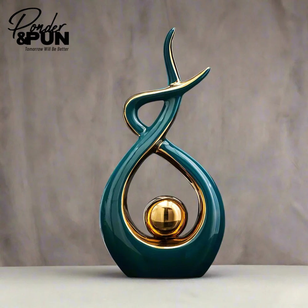 Whispers of Artistry – Modern Ceramic Art Décor for Stylish Home & Living Room Decoration