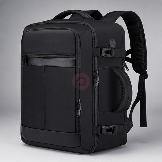 25L Airplane-Approved Travel Backpack with Shoe Pouch & 15.6-Inch Laptop Compartment