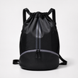 Lightweight Drawstring Gym Backpack with Separate Shoe Compartment