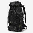 70L Tactical Hiking Backpack with Water-Repellent 900D Oxford Fabric