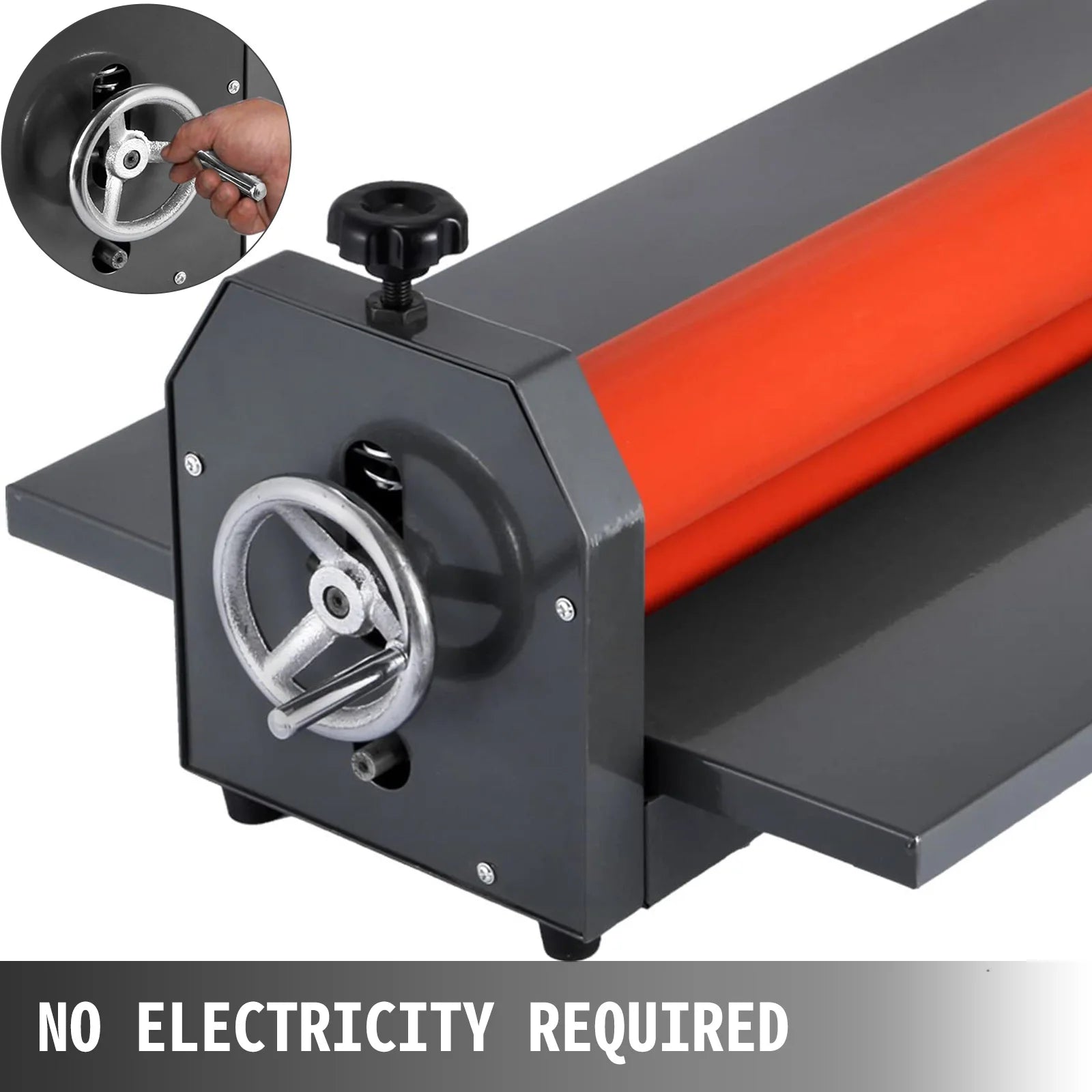 SucceBuy 29.5″ Manual Cold Roll Laminator – Hand-Crank A3/A4 Laminating Press for Posters, Photos, Covers