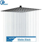 Ultrathin Gold-Finish Rainfall Shower Head – 16″ Stainless Steel Luxury Spa Shower
