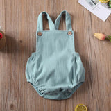 Pydcoco Baby Velvet Cotton Bodysuit – Unisex Sleeveless Jumpsuit Outfit for Newborns & Infants 0–24M (5 Colors)