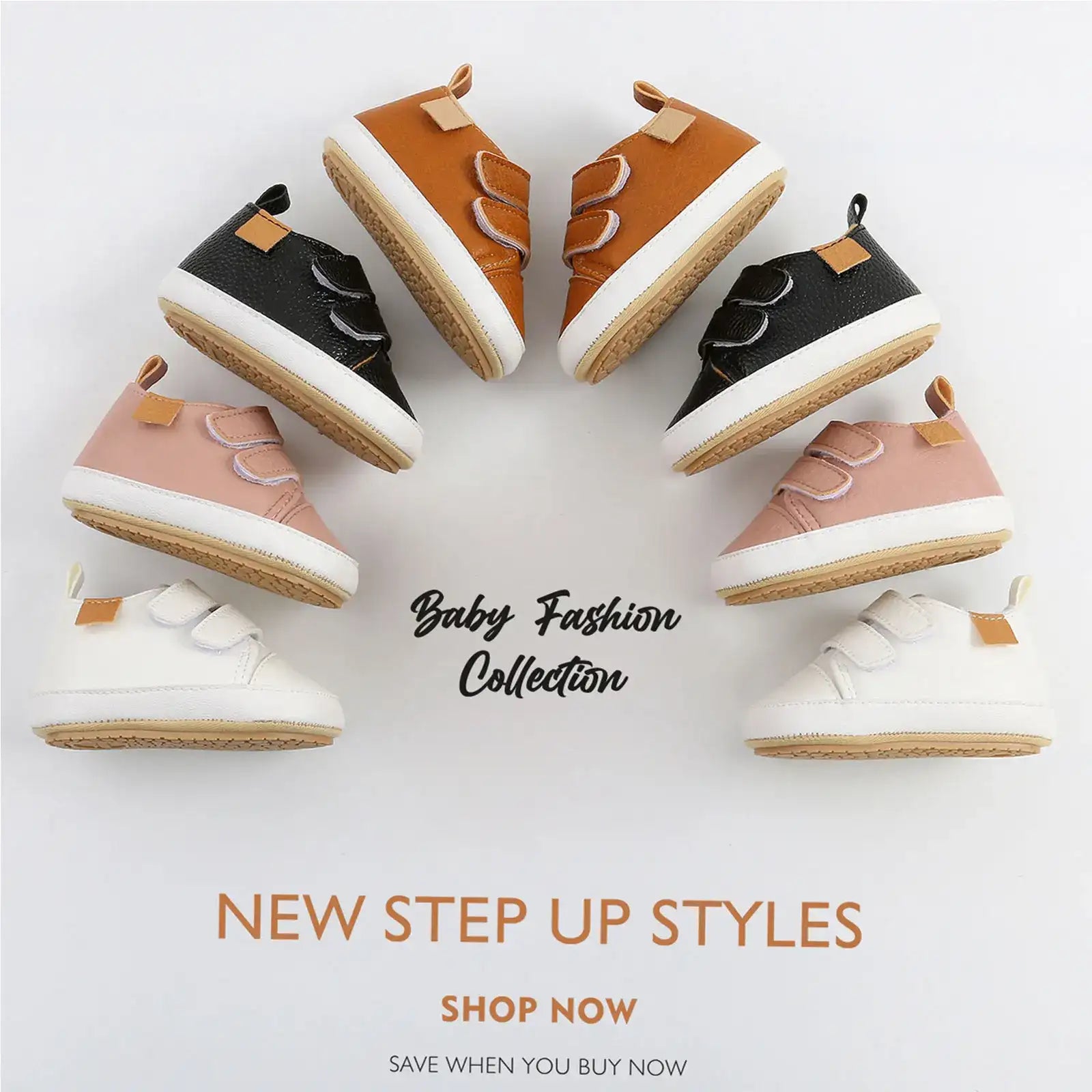 Soft Breathable Leather Infant Shoes with Shallow Buckle Strap – Unisex 0-18 M