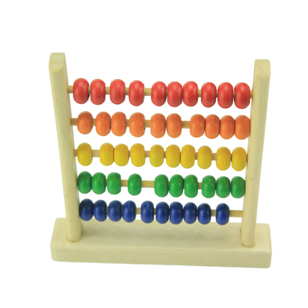 Wooden Abacus Counting Toy – Colorful Beads Math Learning Tool for Kids, Early Educational Montessori Game for Number Recognition