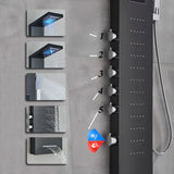 LED Waterfall Shower Panel Tower Set – Body Massage Jets & Rainfall Shower System