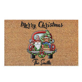 Colorful Christmas Welcome Mat – Fun Outside Entrance Doormat Rug for Home Decor 🎄✨