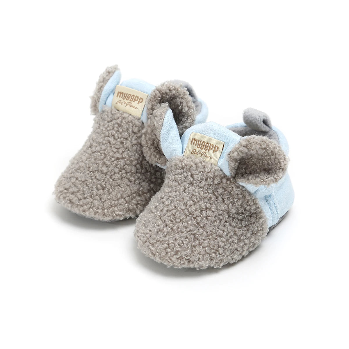 Lioraitiin Winter Toddler Crib Shoes – Warm Newborn Infant Sneakers with Soft Sole, Cozy Baby Boy & Girl Footwear