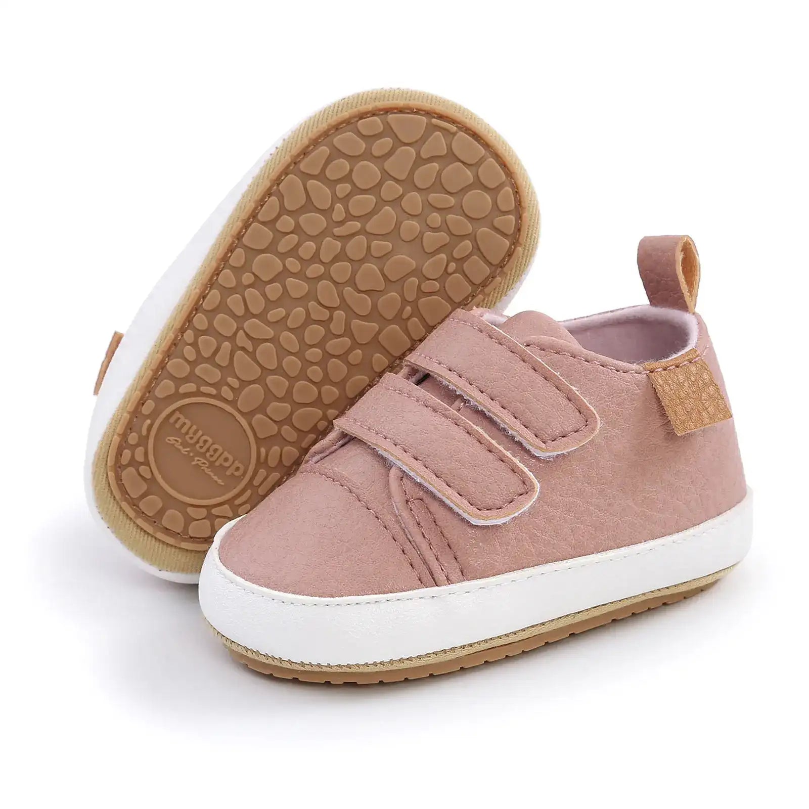 Soft Breathable Leather Infant Shoes with Shallow Buckle Strap – Unisex 0-18 M