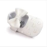 PUDCOCO Bow-Knot Soft‐Sole Newborn Pre-Walker Sneakers Unisex